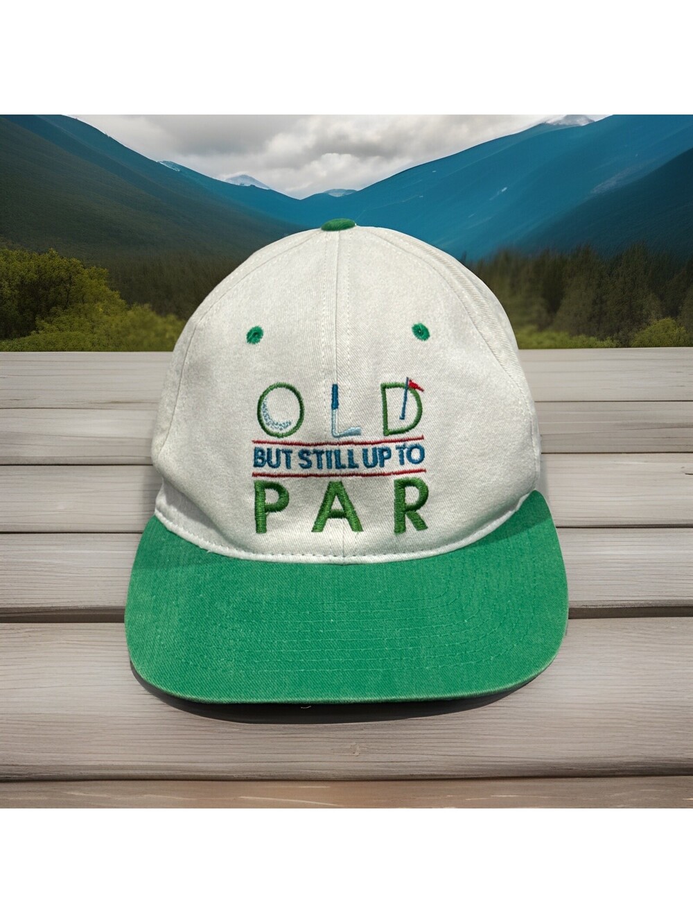 Hallmark Shoebox Old But Still Up To Par Golfing Funny Geezer Man Baseball Cap